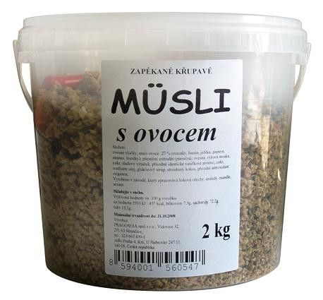 BONAVITA Müsli zapékané s ovocem 2 kg