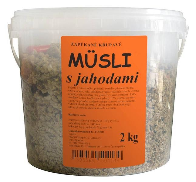 BONAVITA Müsli zapečené s jahodami 2 kg