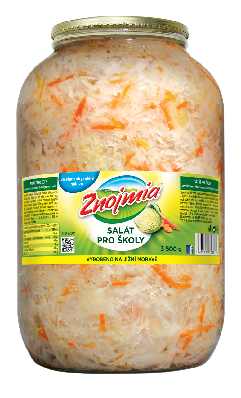 Znojmia Salát pro školy 3,5 kg