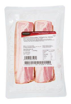 STEINHAUSER Slanina anglická lisovaná plátky chlaz. 1 kg