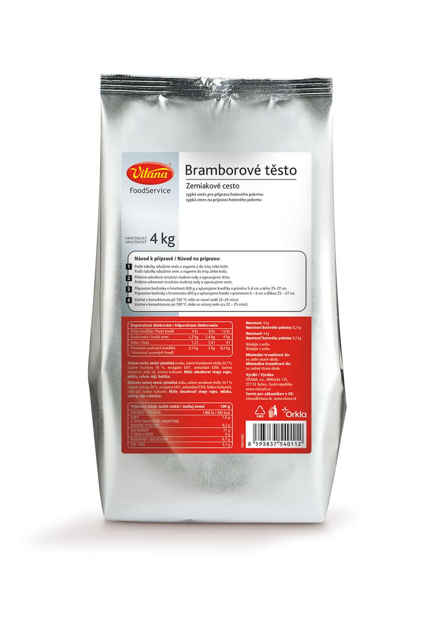 Vitana Těsto bramborové 4 kg