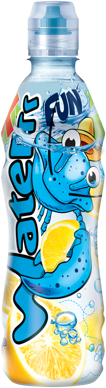 KUBÍK Waterrr citron 12 x 500 ml PET