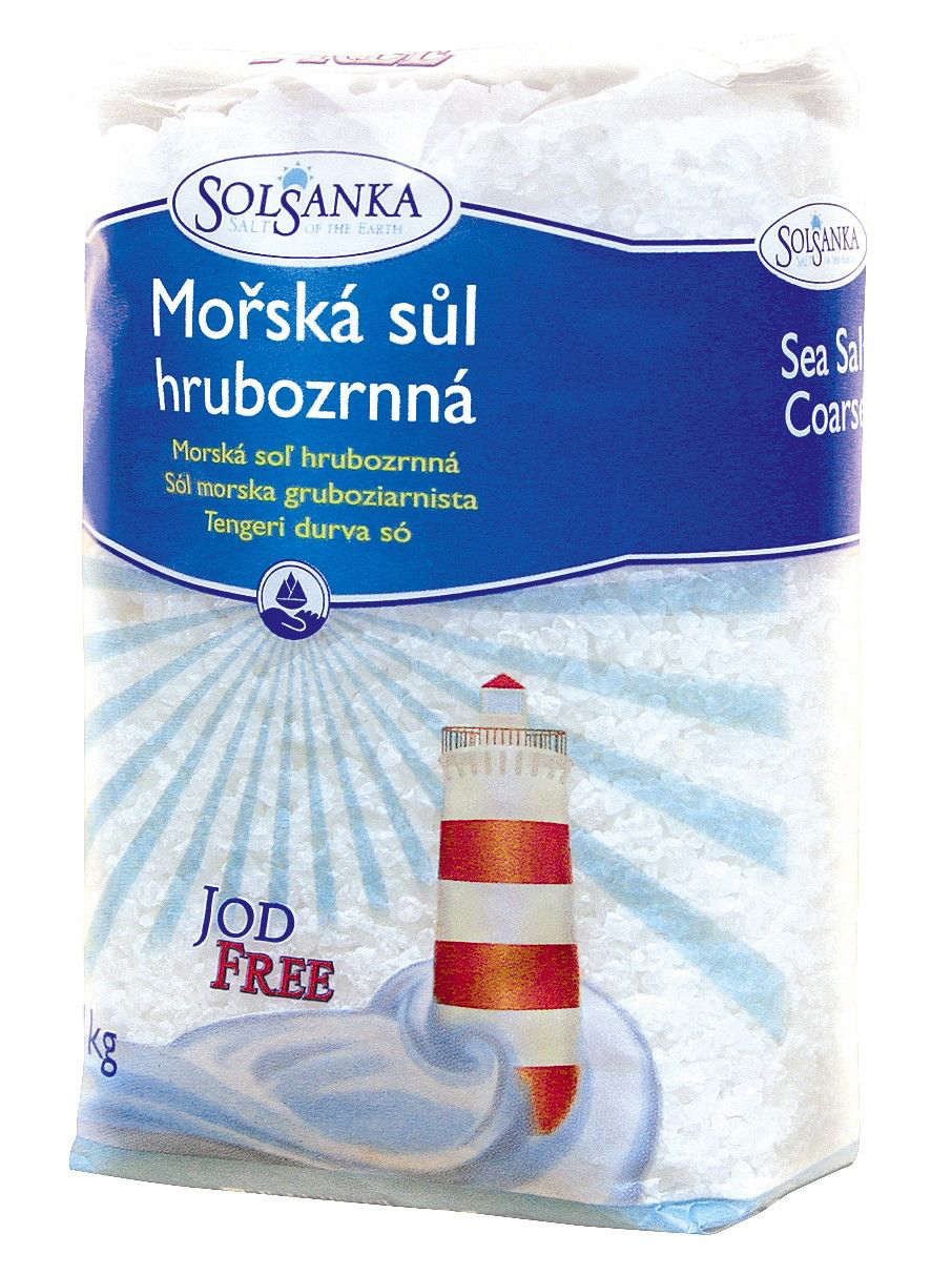 Solsanka mořská sůl hrubozrnná 1 kg