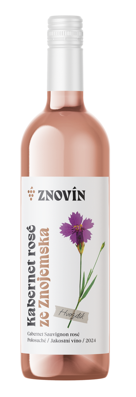 ZNOVÍN ZNOJMO Cabernet Sauvignon Rosé jakostní 6 x 750 ml