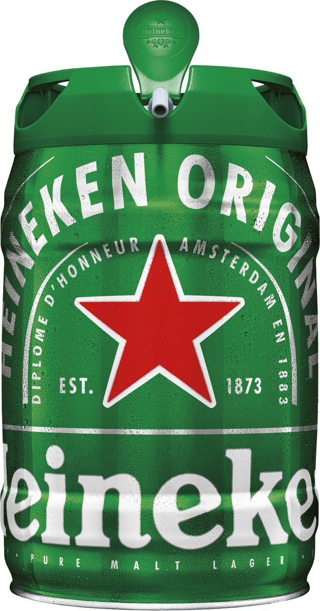 Heineken Pivo světlý ležák 2 x 5 l plech