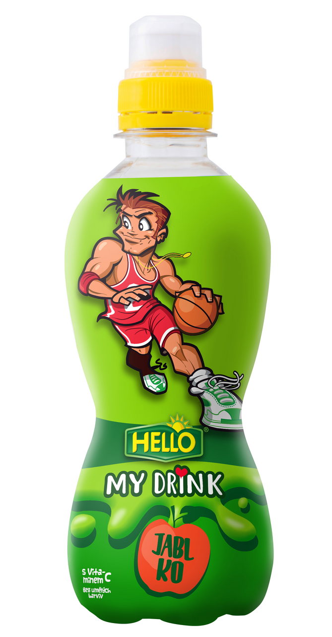 HELLO My Drink Nápoj jablko 10 x 330 ml