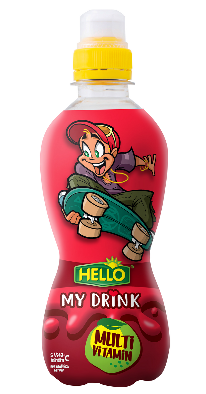 HELLO My Drink Nápoj multivitamín 10 x 330 ml