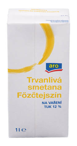 aro Smetana na vaření 12 % 1 l UHT