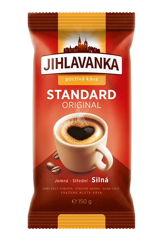 Jihlavanka Standard káva mletá 10 x 150 g