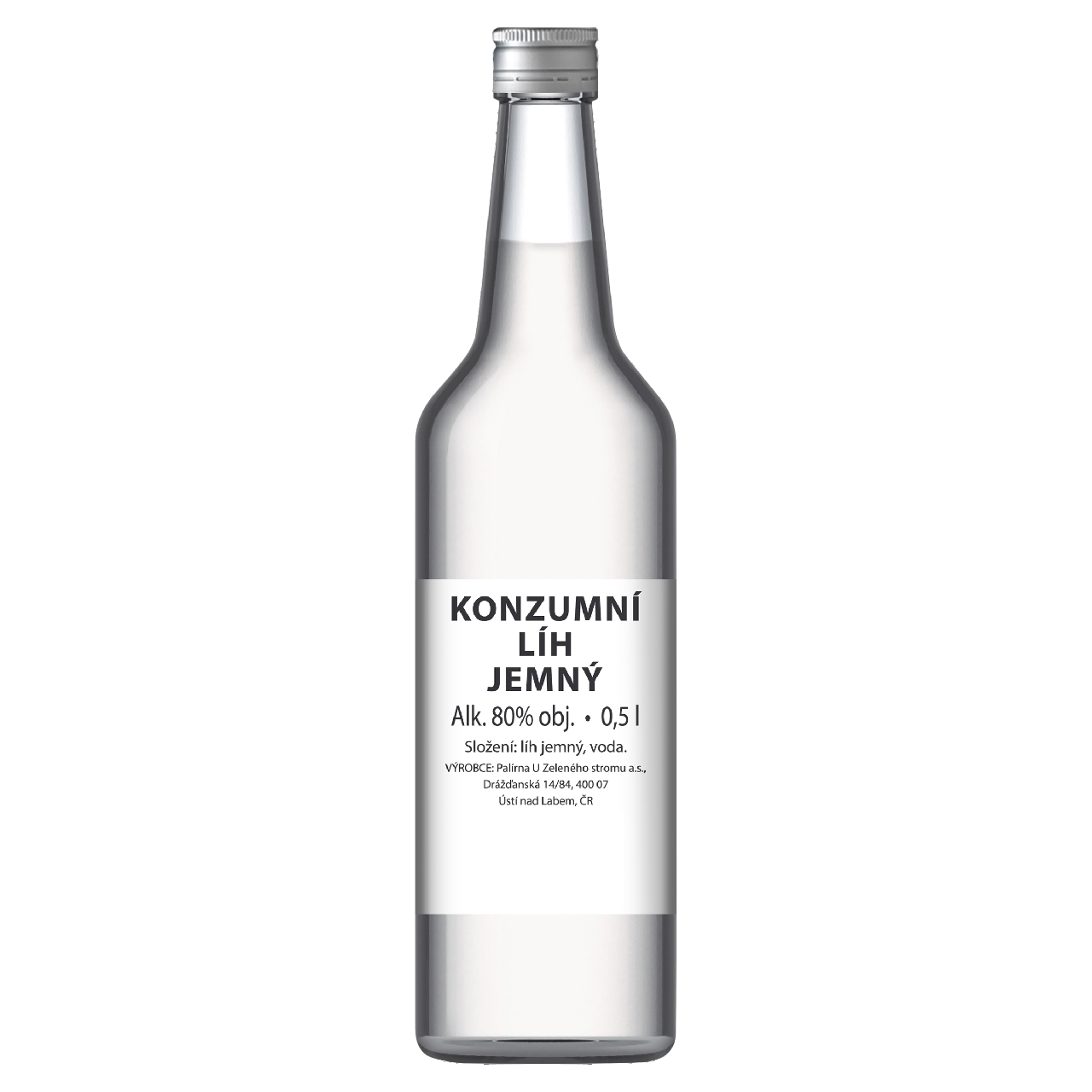 STAROREŽNÁ Konzumní líh jemný 80% 15 x 500 ml
