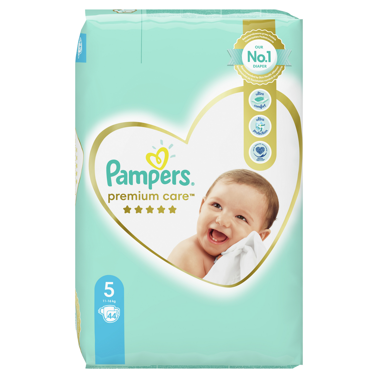 Pampers Premium Value Pack Junior S5 pleny 44 ks