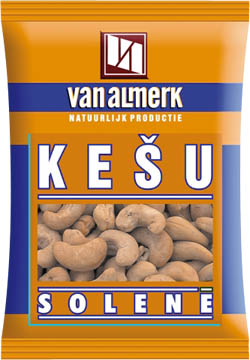van aLmerk Kešu oříšky pražené solené 12 x 60 g