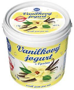 BOHEMILK Opočenský jogurt vanilka 5 % tuku chlaz. 1 kg