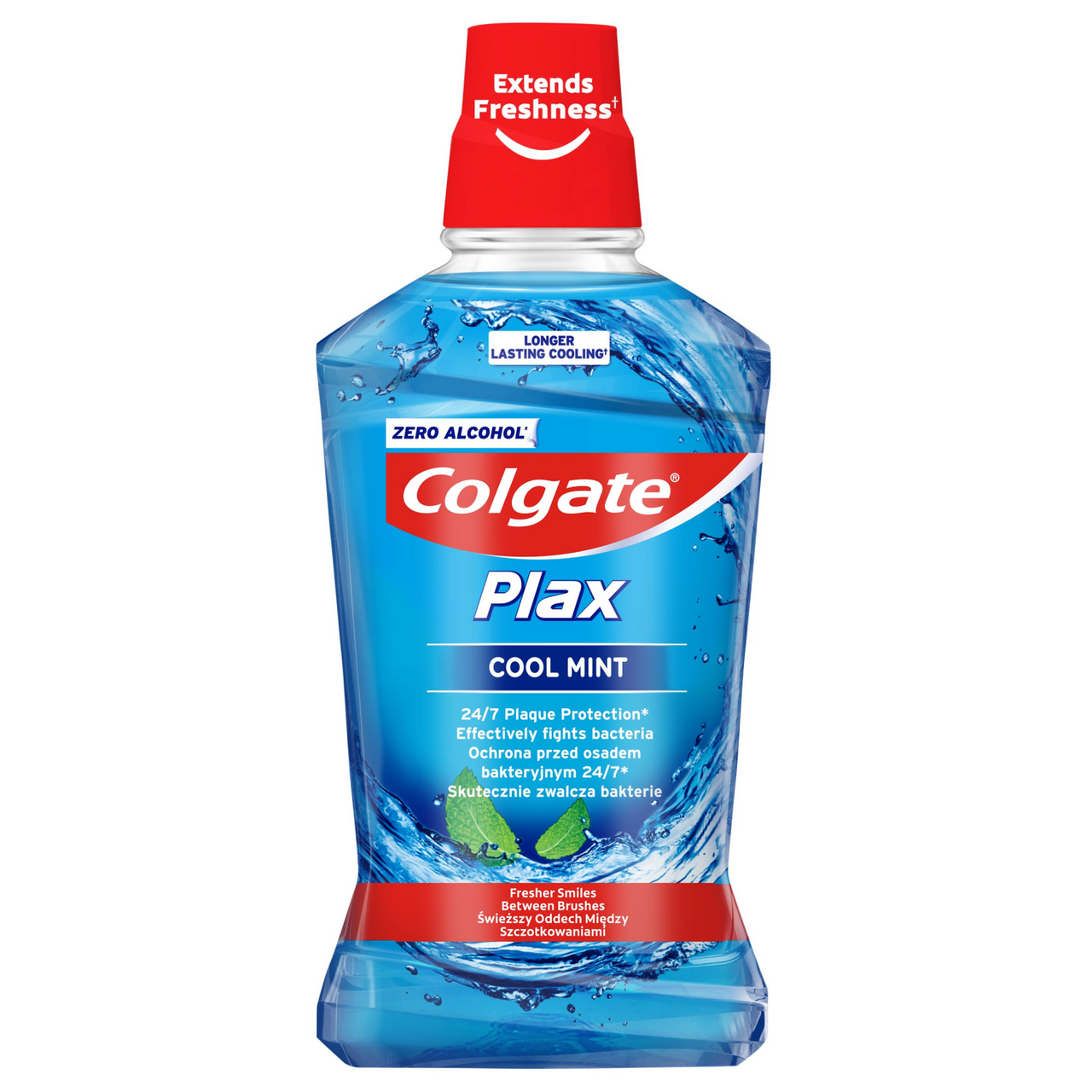 Colgate Plax Cool Mint ústní voda bez alkoholu 500 ml