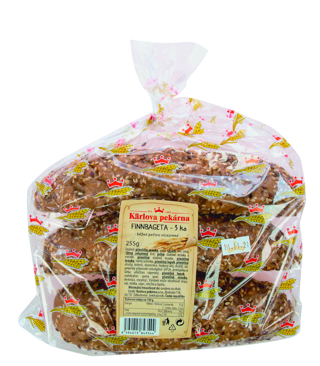 KARLOVA PEKÁRNA Finn bageta 3 x 85 g