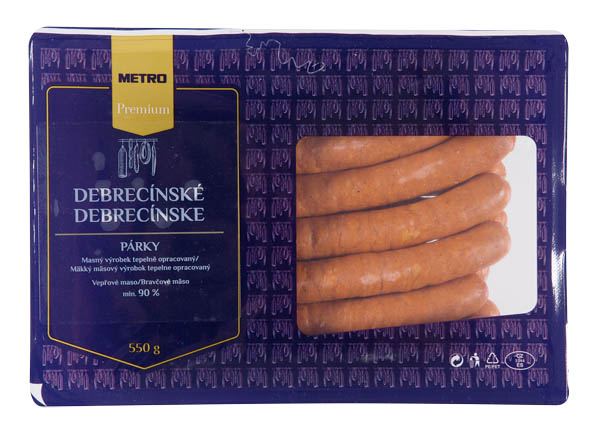METRO Premium Párky debrecínské chlaz. 550 g