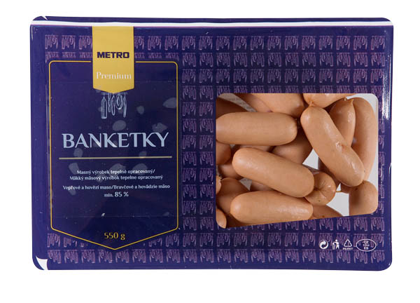 METRO Premium Párky banketky chlaz. 550 g