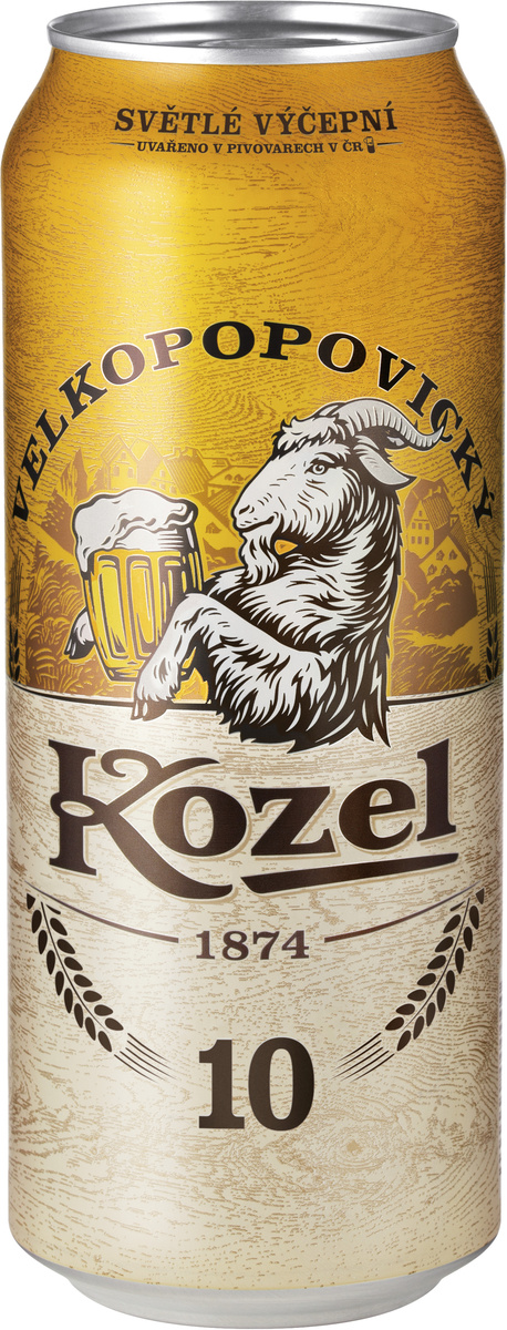 VELKOPOPOVICKÝ Kozel Pivo světlé 500 ml