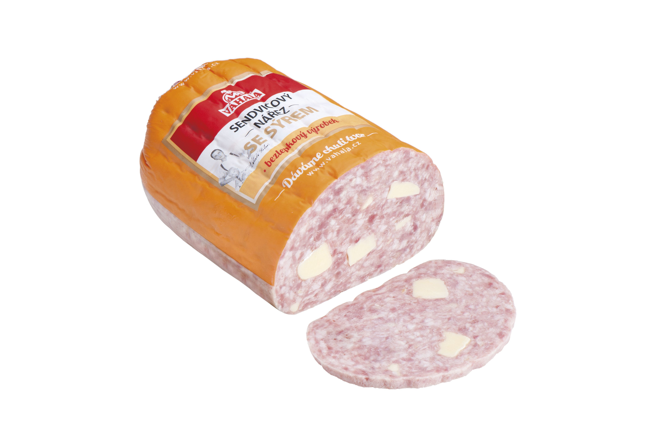 VÁHALA Luncheon meat se sýrem chlaz. váž. cca 1,9 kg