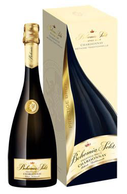 Bohemia Sekt Prestige Chardonnay 750 ml dárkové balení