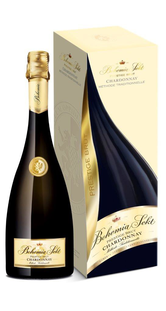 Bohemia Sekt Prestige Chardonnay 750 ml dárkové balení