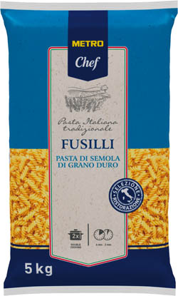 METRO Chef Fusilli těstoviny semolinové 5 kg
