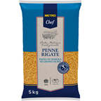 METRO Chef Penne Rigate těstoviny semolinové 5 kg