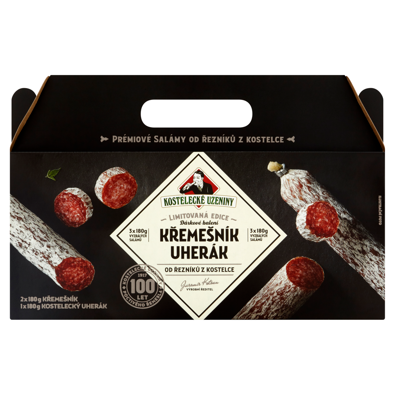 KOSTELECKÉ UZENINY Trio Excelent chlaz. 540 g