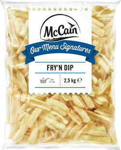 McCain Fry and Dip hranolky mraž. 2,5 kg