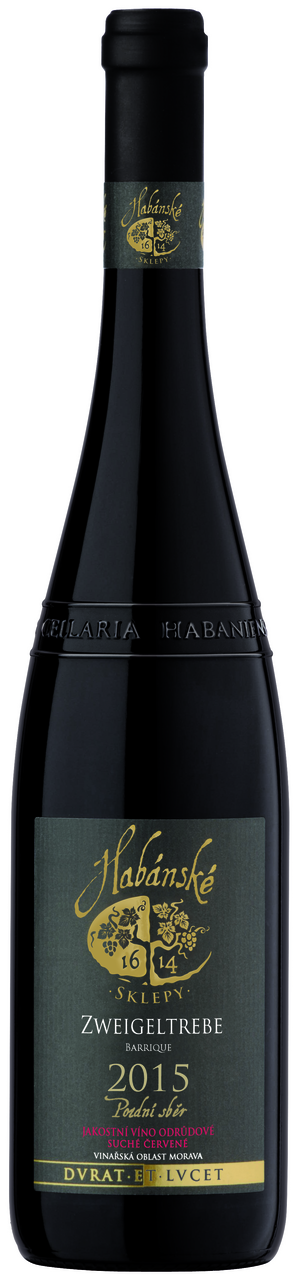 Habánské sklepy Zweigeltrebe barrique pozdní sběr 750 ml
