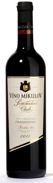 VÍNO MIKULOV Sommelier club Frankovka pozdní sběr 750 ml
