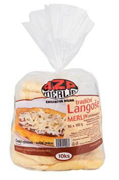 PZP MERLIN Langoše tradiční předsmažené mraž. 10 x 100 g