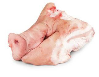 Vepřová hlava dělená CZ chlaz. váž. cca 1 kg