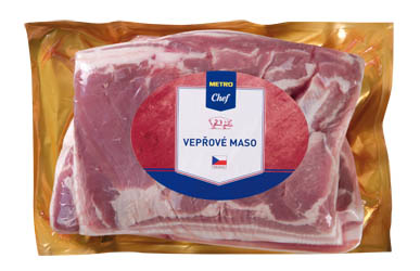 METRO Chef Vepřový bok bez kosti s kůží CZ chlaz. váž. cca 2,5 kg