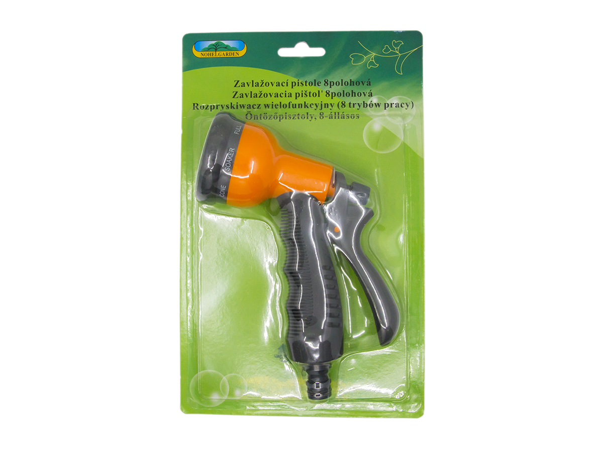 NOHEL-GARDEN Pistole na hadici zavlažovací 8polohová 70 x 170 x 270 1 ks