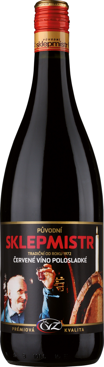 VINIUM Původní Sklepmistr červený 6 x 1 l