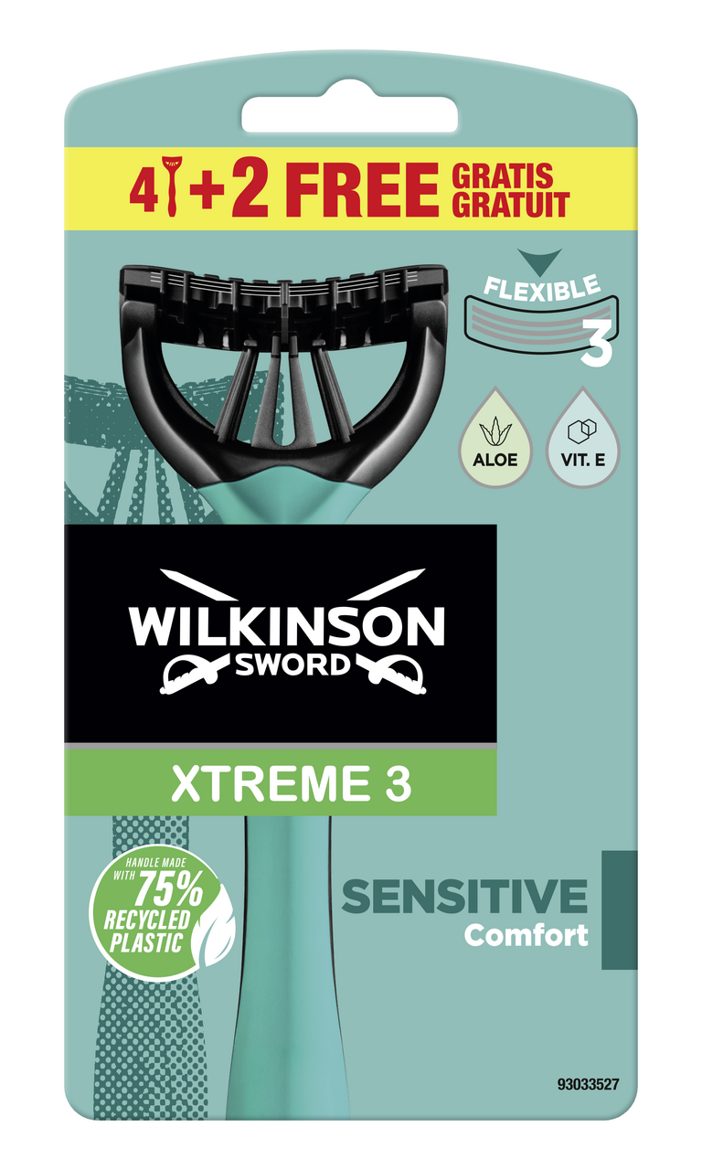 WILKINSON Xtreme3 Sensitive holítka pán. 6 ks