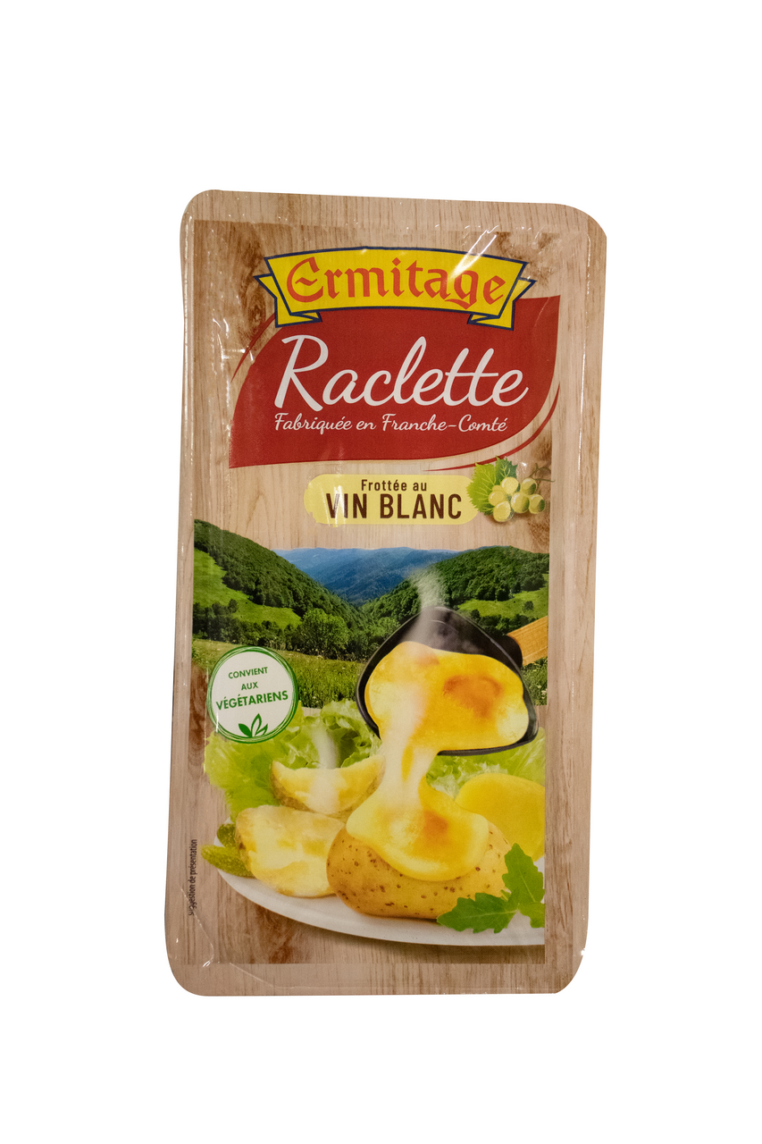 ERMITAGE Raclette sýr s bílým vínem plátky chlaz. 200 g