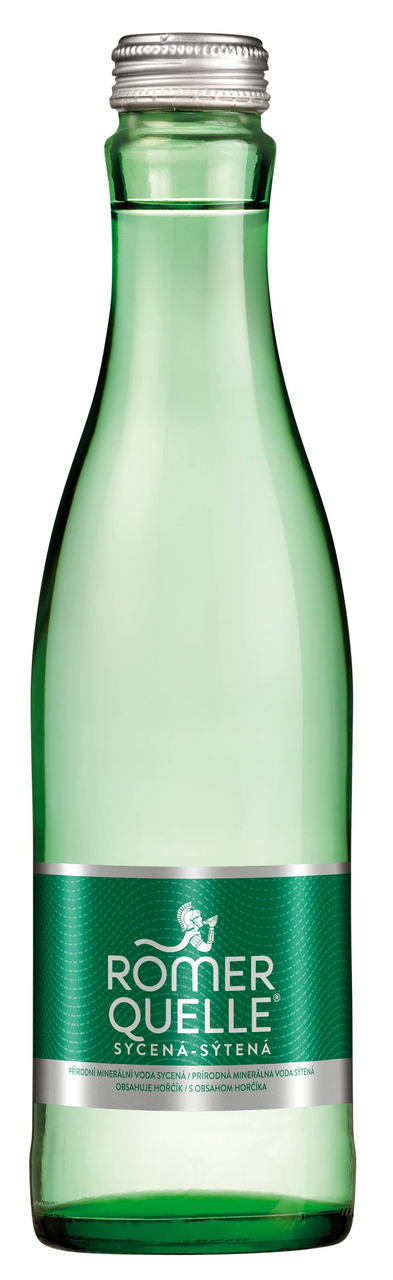 RÖMERQUELLE Voda minerální perlivá 12 x 750 ml vratná láhev