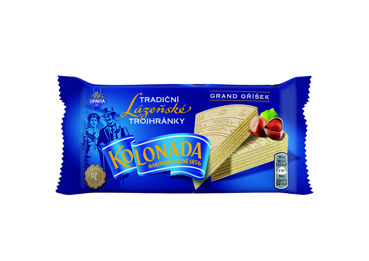 OPAVIA Kolonáda Trojhránky oříšek 24 x 50 g
