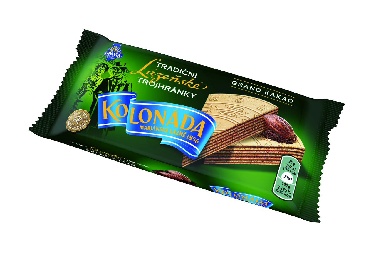 OPAVIA Kolonáda Trojhránky kakao 24 x 50 g