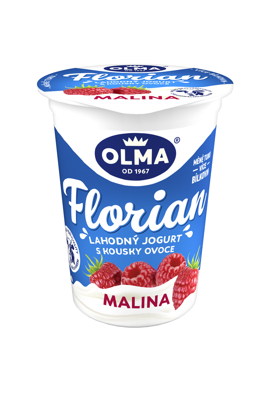 OLMA Florian jogurt malina 2,3 % tuku chlaz. 20 x 150 g