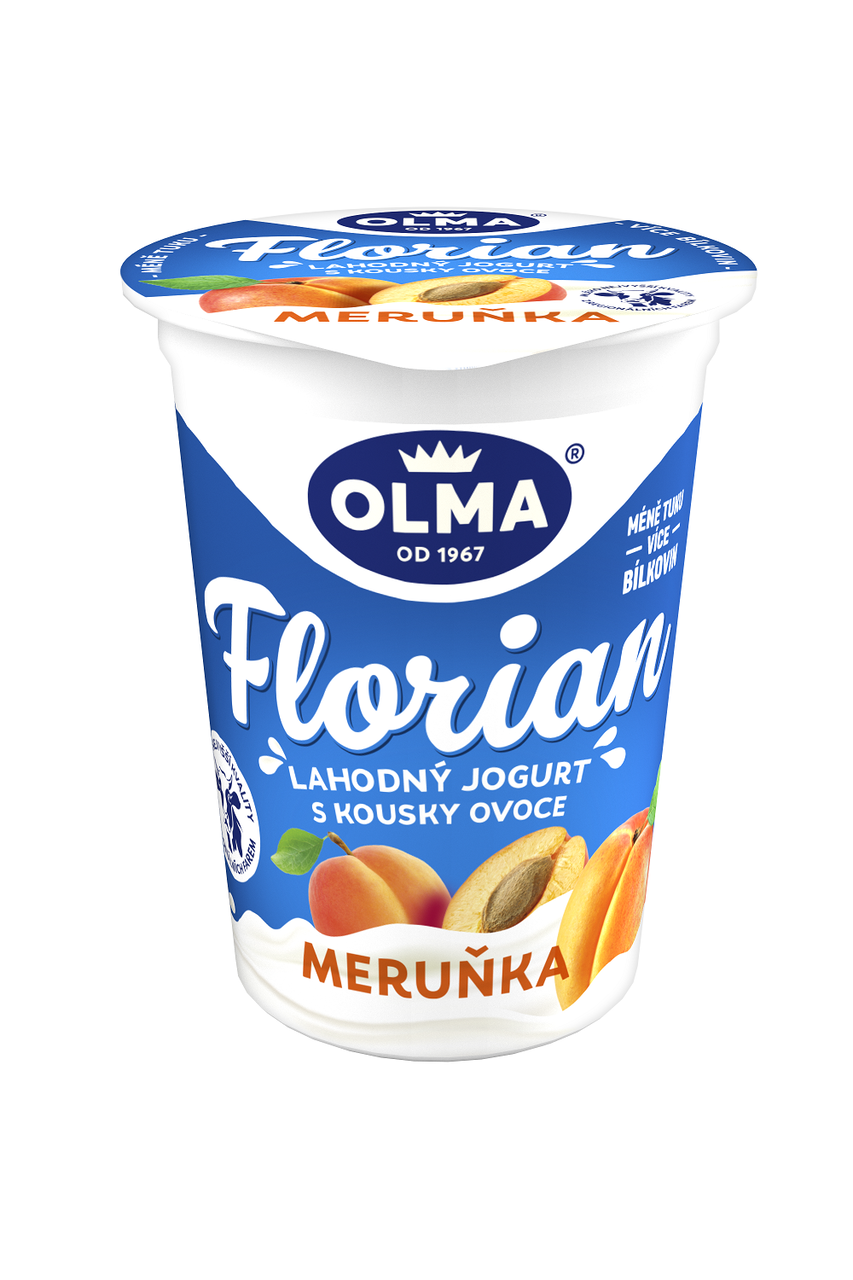 OLMA Florian jogurt meruňka 2,3 % tuku chlaz. 20 x 150 g