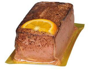 Paštika s kachními játry a pomeranči chlaz. 500 g