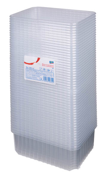 aro Miska obdélníková 1 l 50 ks