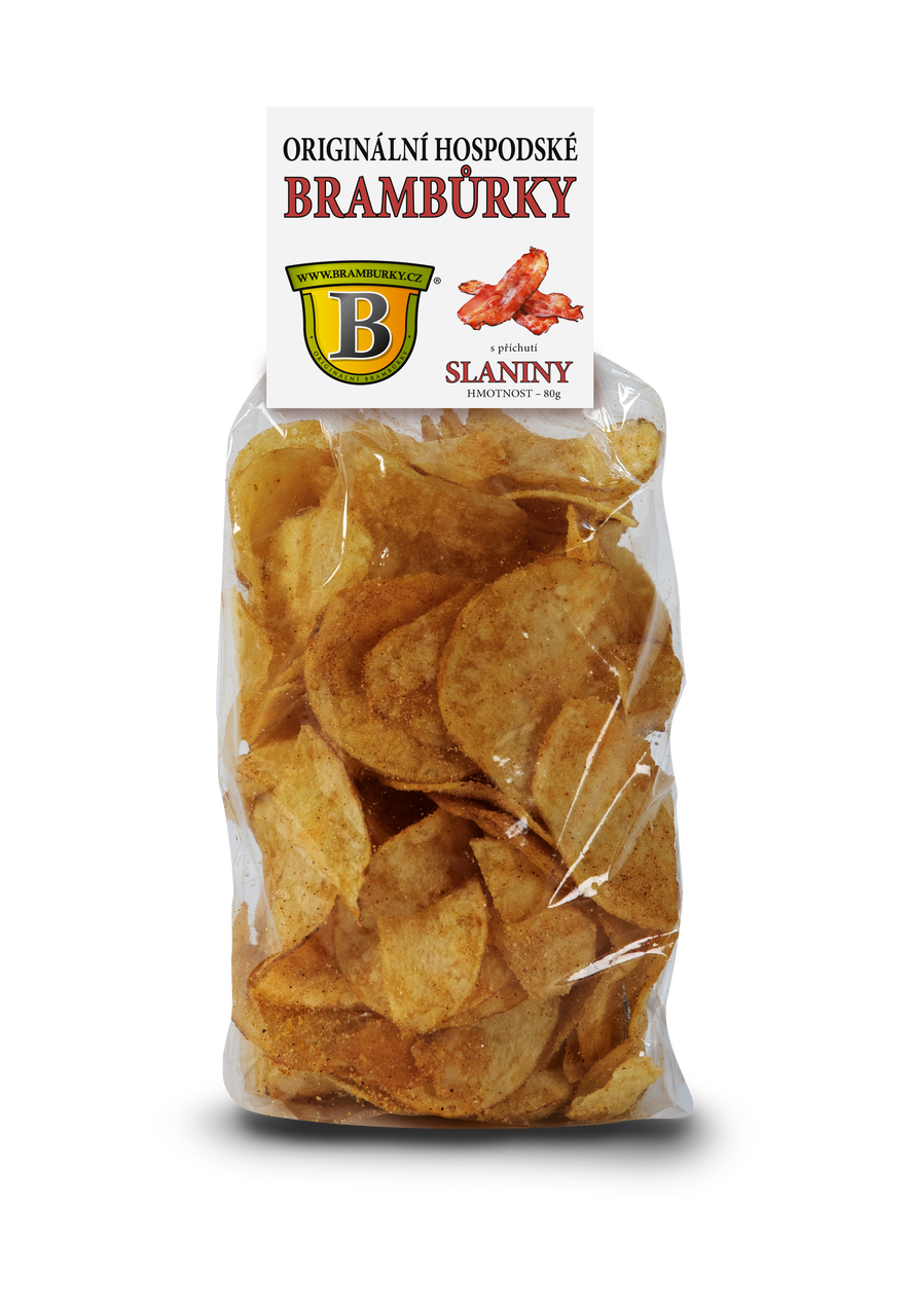 Pravé hospodské Brambůrky slanina 20 x 80 g