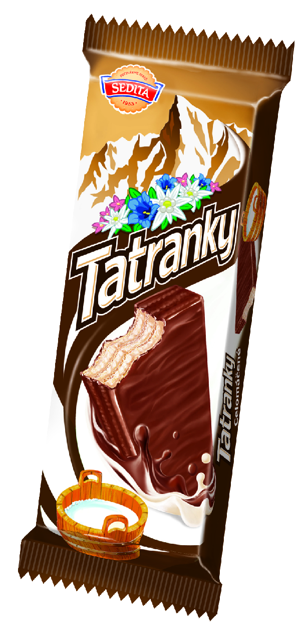 OPAVIA Sedita Tatranky celomáčené mléčné 48 x 30 g