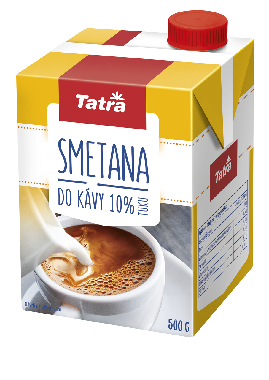 Tatra Smetana do kávy 10% chlaz. 6 x 500 g