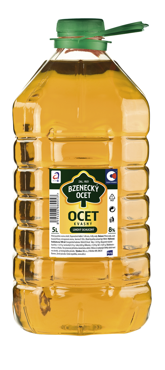 BZENECKÝ Ocet kvasný lihový 5 l