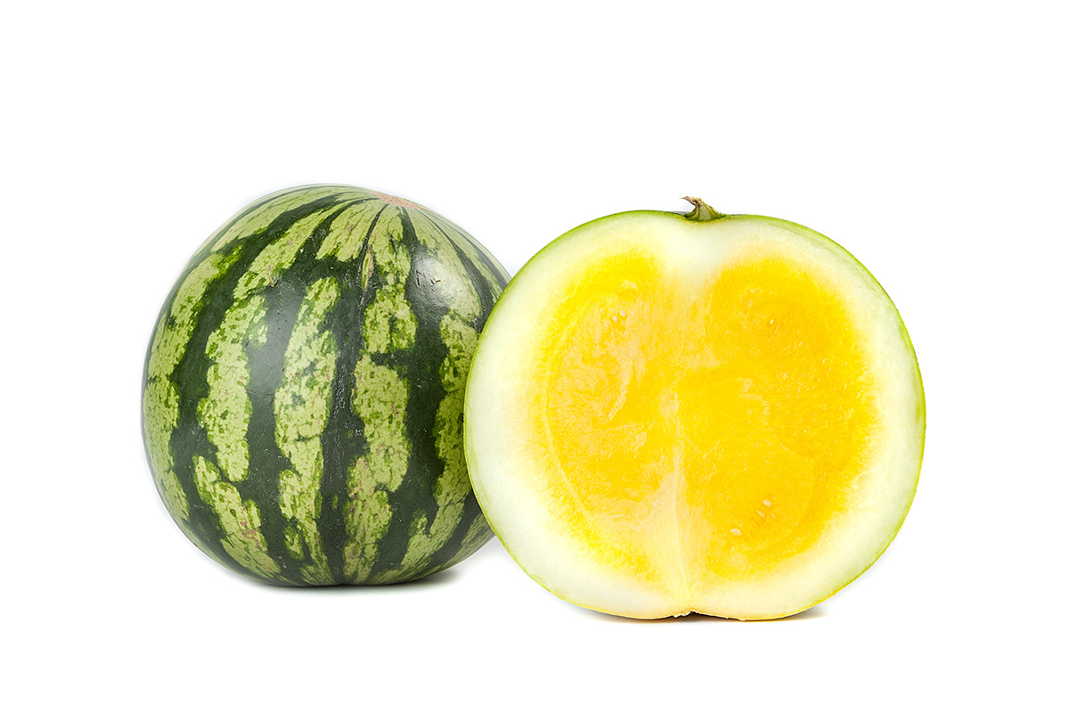 Meloun vodní žlutý bezsemenný 6 čerstvý váž. 1 ks